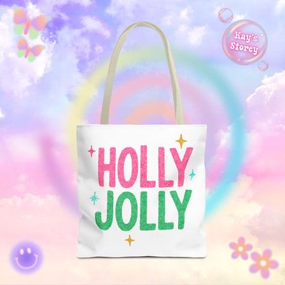 Holly Jolly Tote Bag