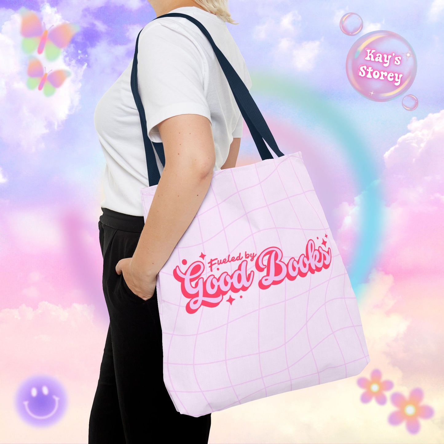 Fueled by Good Books Tote Bag