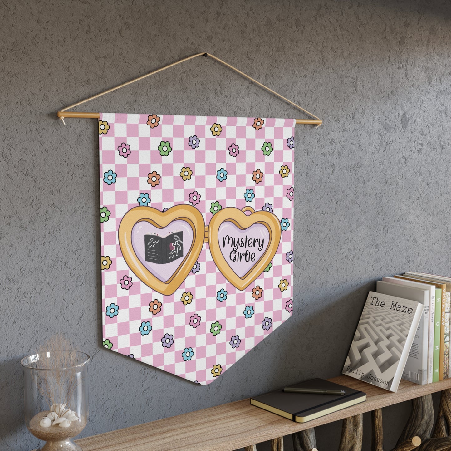 Pink Mystery Girlie Pennant