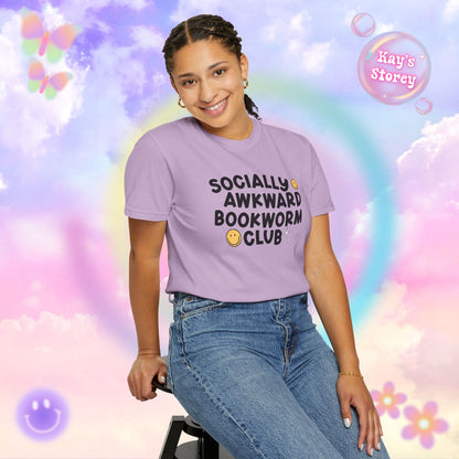 Socially Awkward Bookworm Club Comfort Colors T-Shirt
