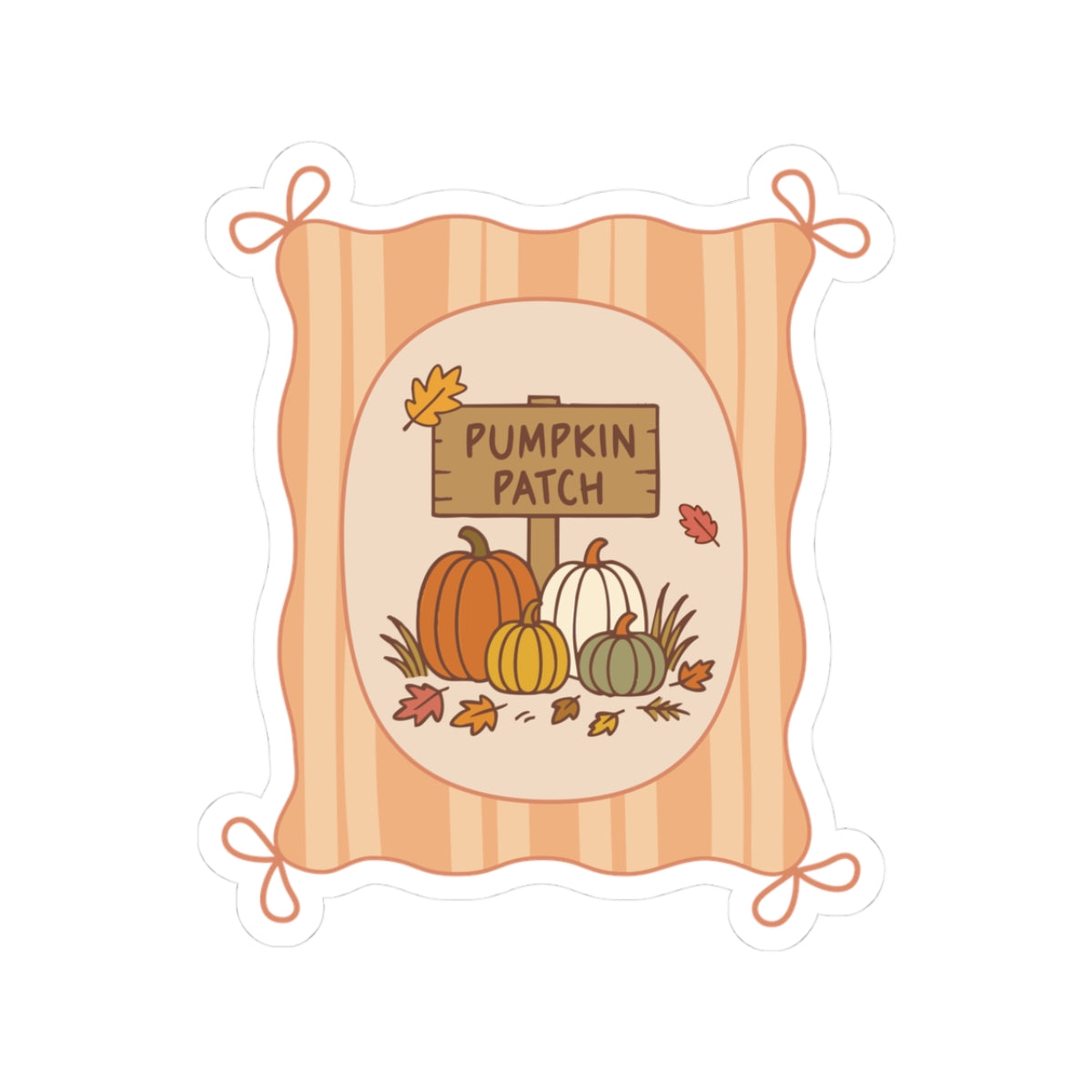Pumpkin Patch Sticker, Fall Planner Stickers, Book Lover Gifts, Autumn Sticker, Cozy Accessories, Seasonal Sticker