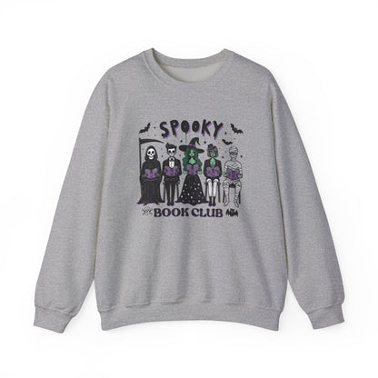 Spooky Book Club Sweatshirt, Long Sleeve Shirt for Spooky Season Bookish Gift,  Halloween Reading Apparel