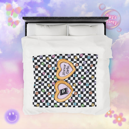 Horror Girlie Velveteen Plush Blanket