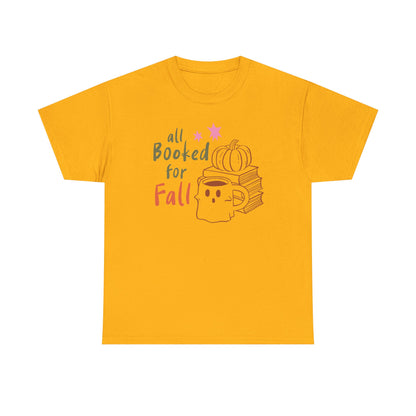 All Booked For Fall Tee - Bookish Gift