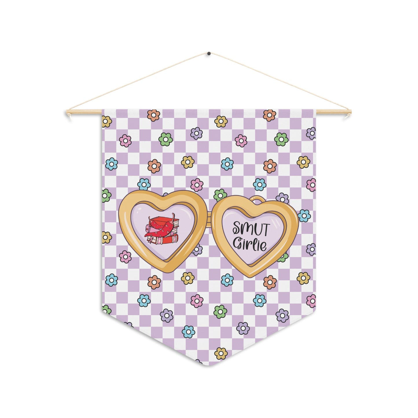 Purple Smut Girlie Pennant