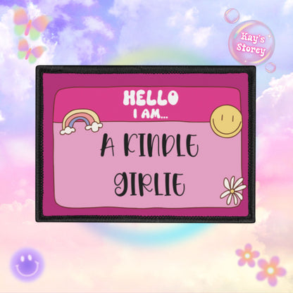 Kindle Girlie Iron-On Patch
