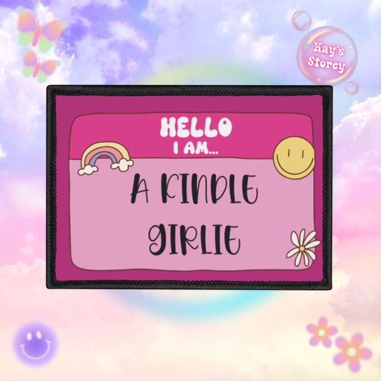 Kindle Girlie Iron-On Patch