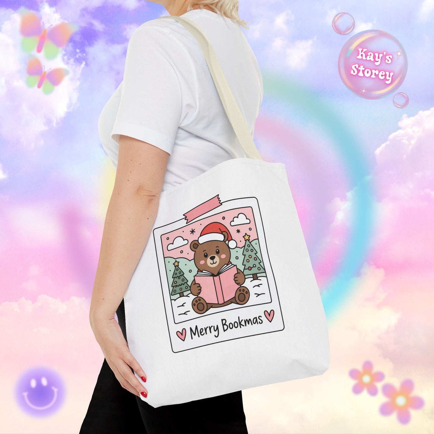 Merry Bookmas Tote Bag