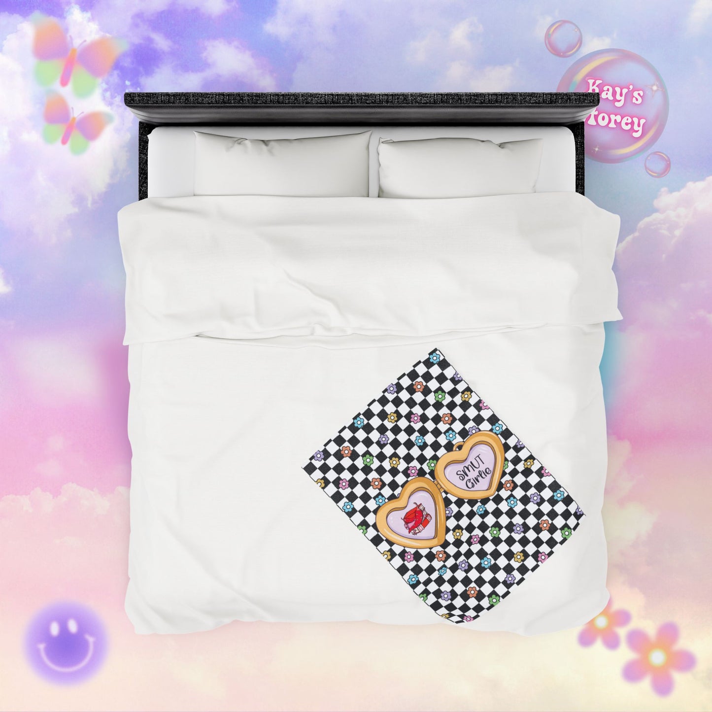 Smut Girlie Velveteen Plush Blanket