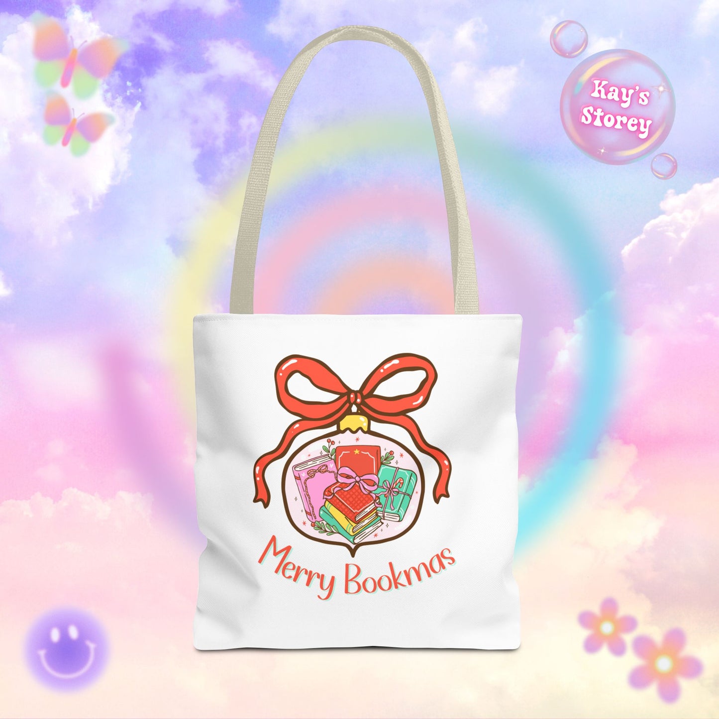 Merry Bookmas Tote Bag