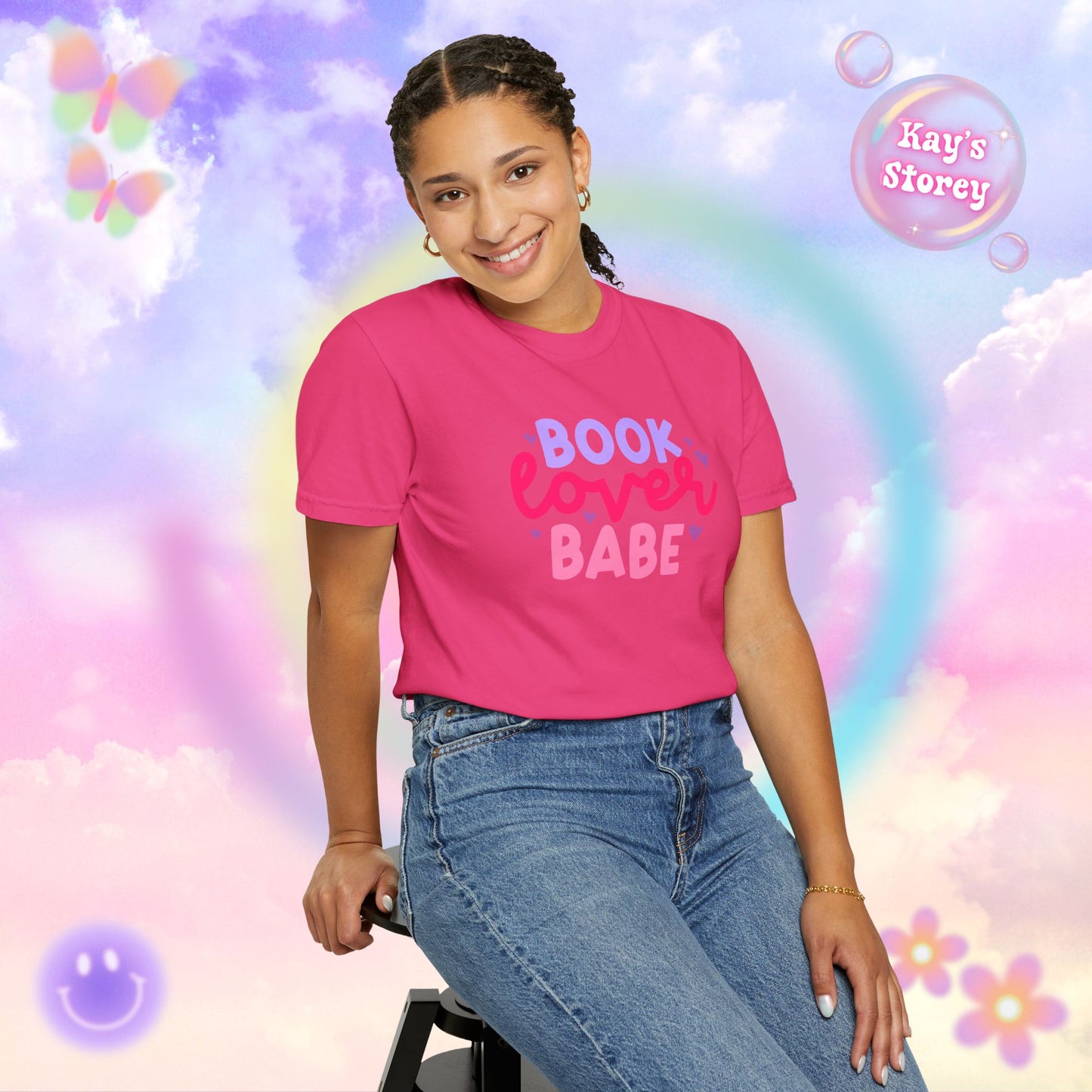 Book Lover Babe Comfort Colors T-Shirt