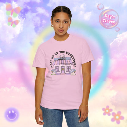 Meet Me At The Bookstore Comfort Colors T-Shirt