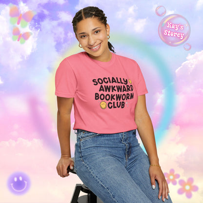 Socially Awkward Bookworm Club Comfort Colors T-Shirt