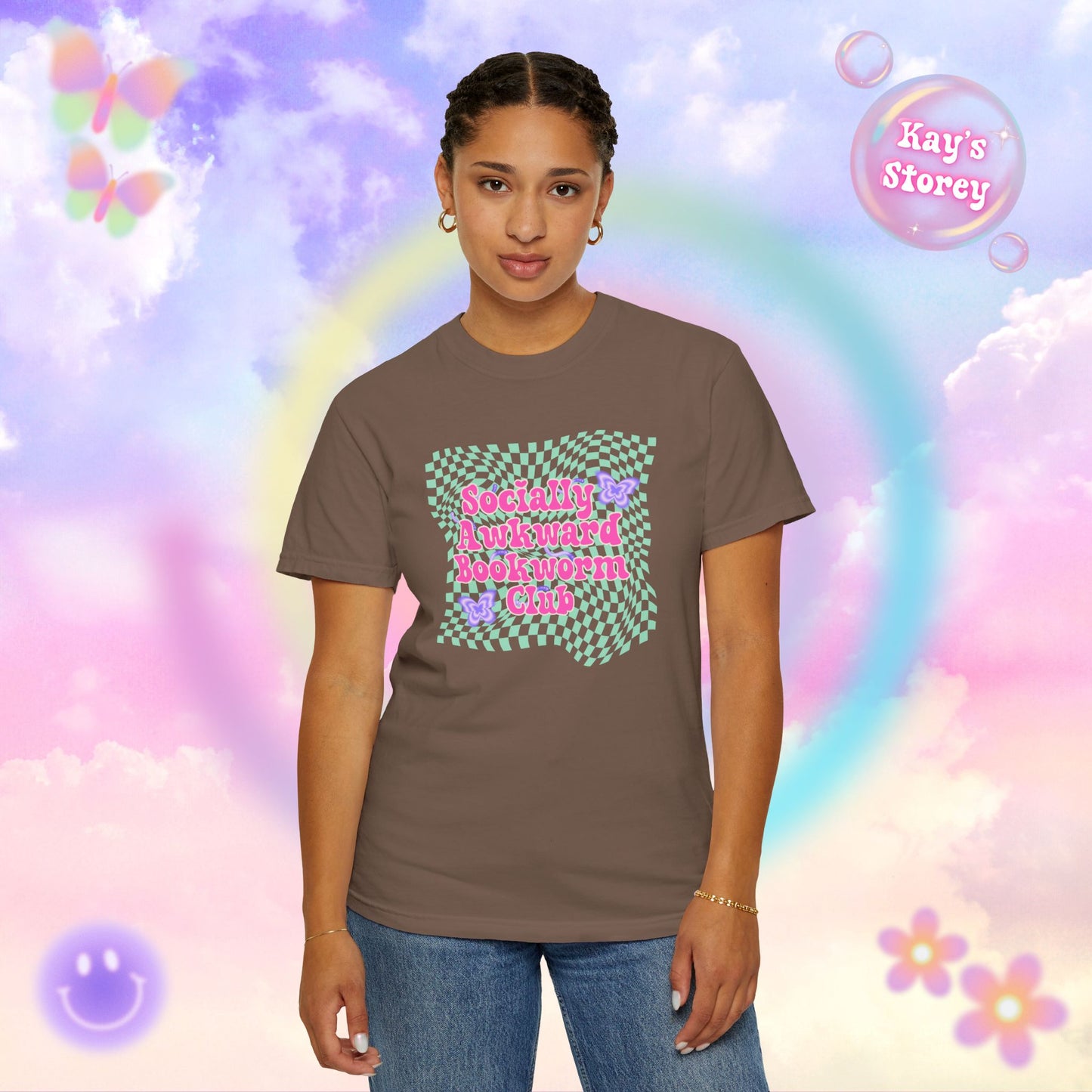 Socially Awkward Bookworm Club Comfort Colors T-Shirt