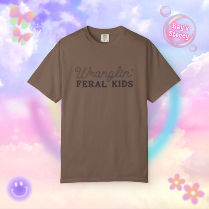 Wranglin' Feral Kids Comfort Colors T-Shirt