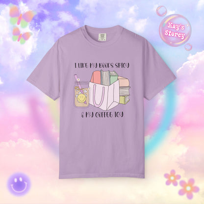 Books Spicy, Coffee Icy Comfort Colors T-Shirt