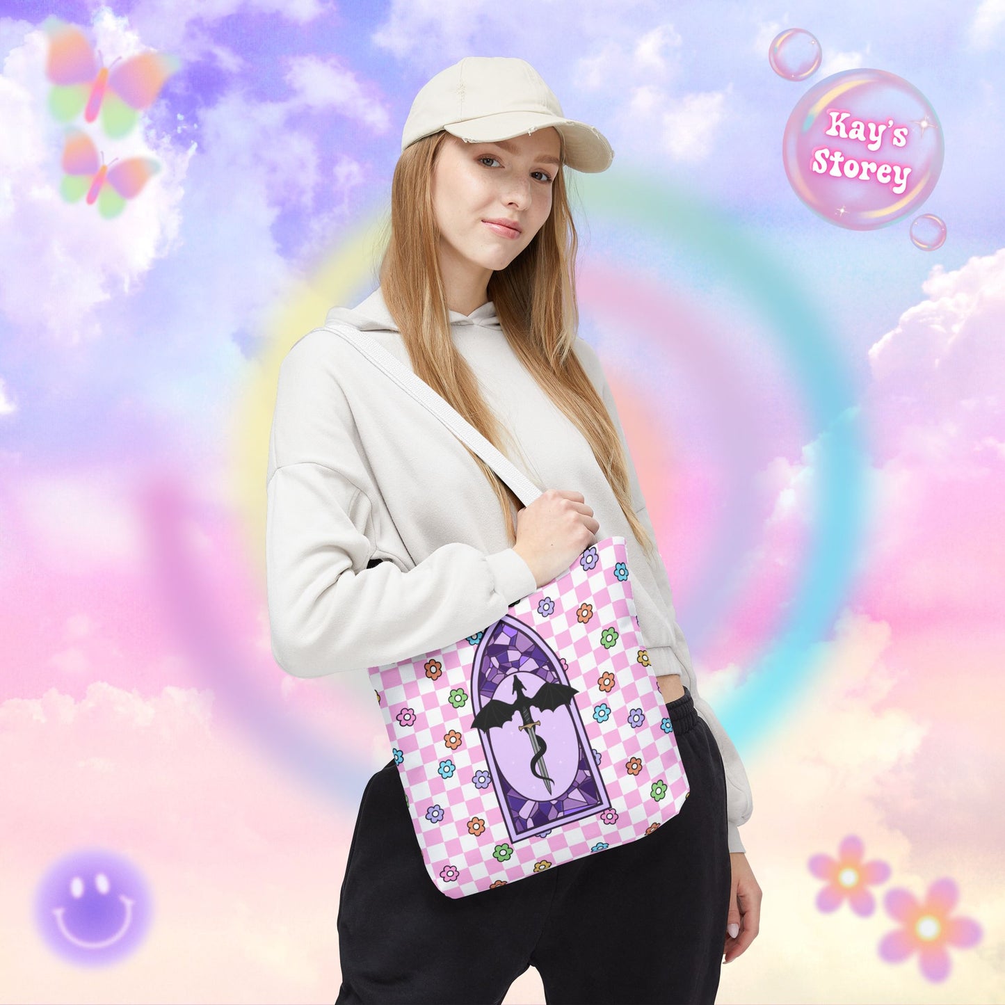 Pink Romantasy Tote Bag