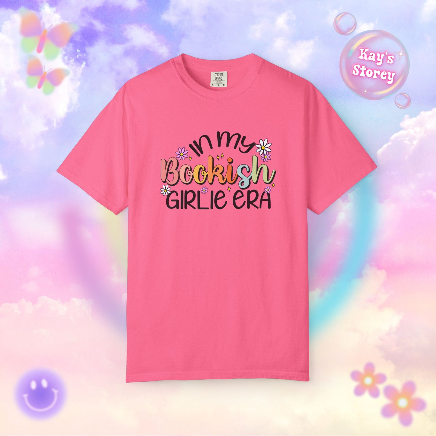Bookish Girlie Era Comfort Colors T-Shirt