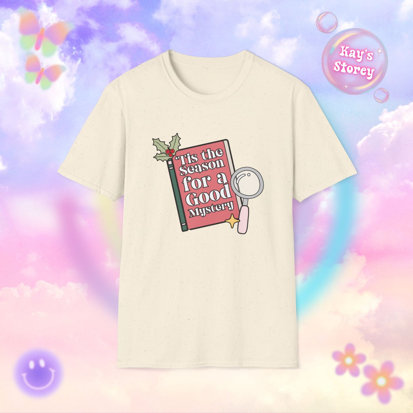‘Tis the Season for a Good Mystery Bookish Holiday T-Shirt - Book Lover Christmas Shirt