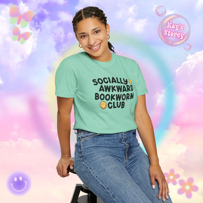 Socially Awkward Bookworm Club Comfort Colors T-Shirt