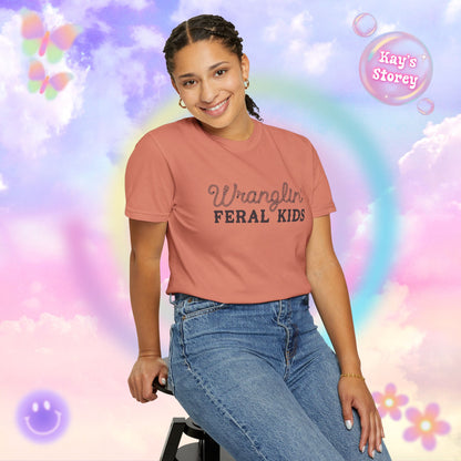 Wranglin' Feral Kids Comfort Colors T-Shirt