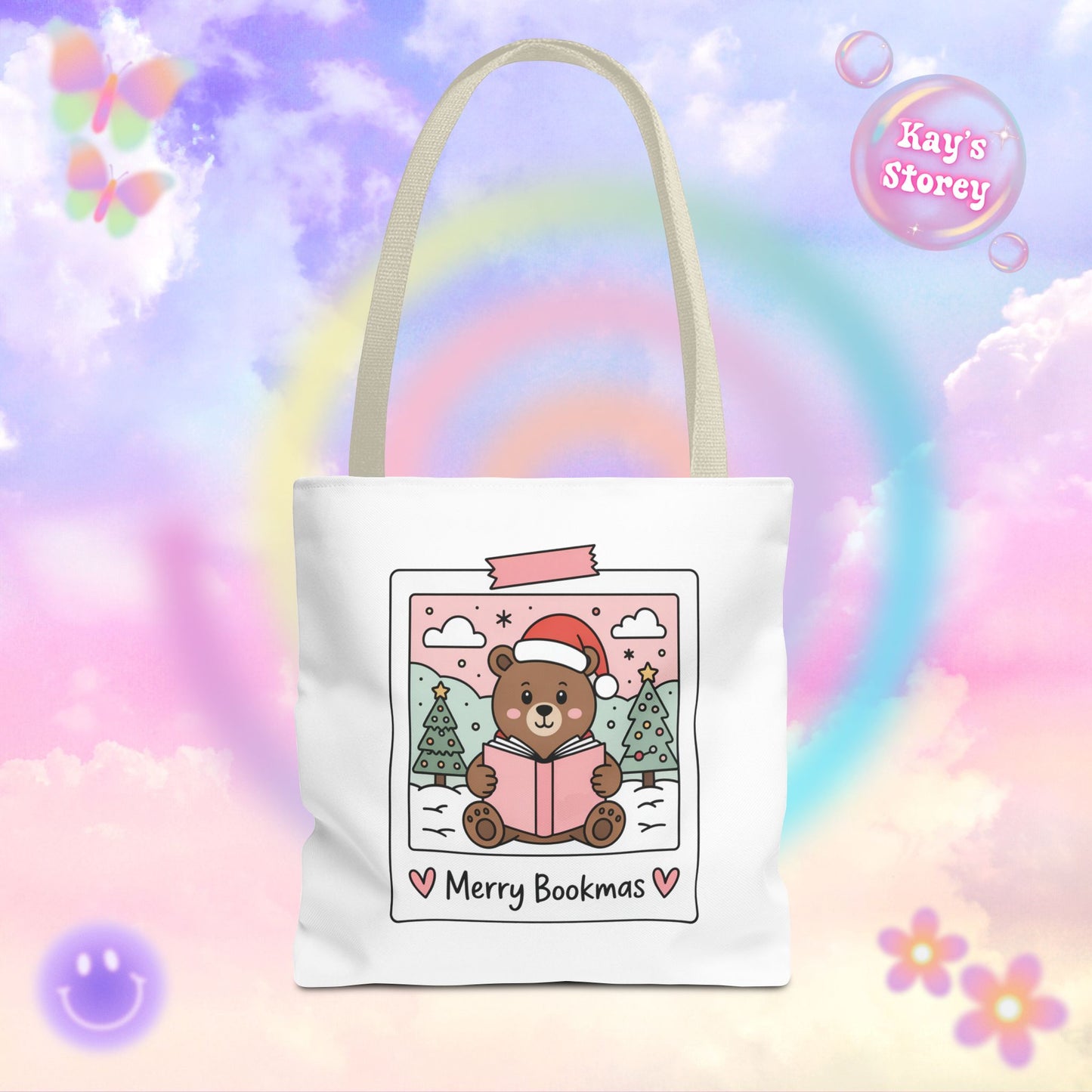 Merry Bookmas Tote Bag