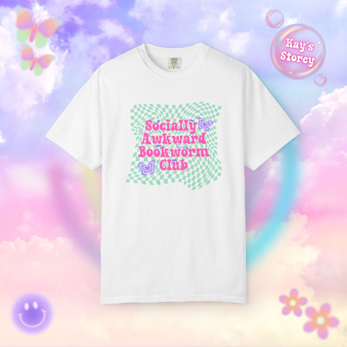 Socially Awkward Bookworm Club Comfort Colors T-Shirt
