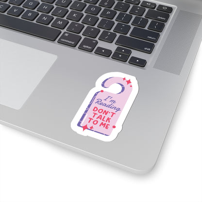 Reading Door Hanger Sticker