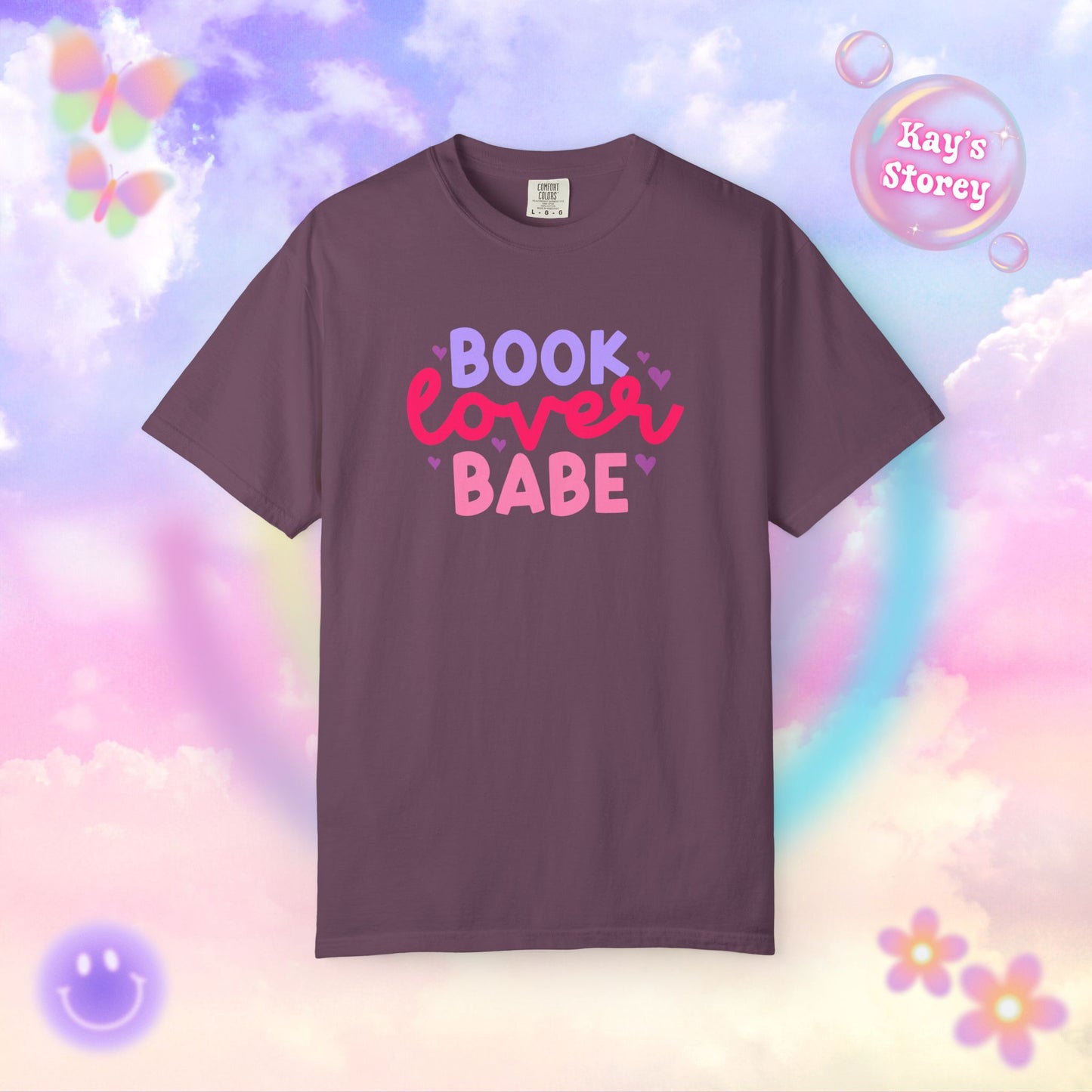 Book Lover Babe Comfort Colors T-Shirt