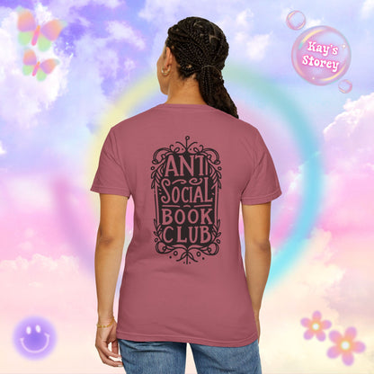 Anti Social Book Club Comfort Colors T-Shirt