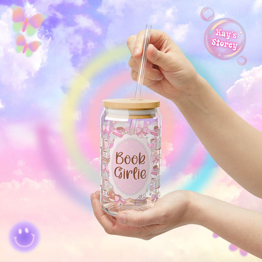 Book Girlie Sipper Glass