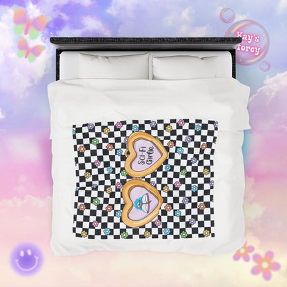 Sci-Fi Girlie Velveteen Plush Blanket