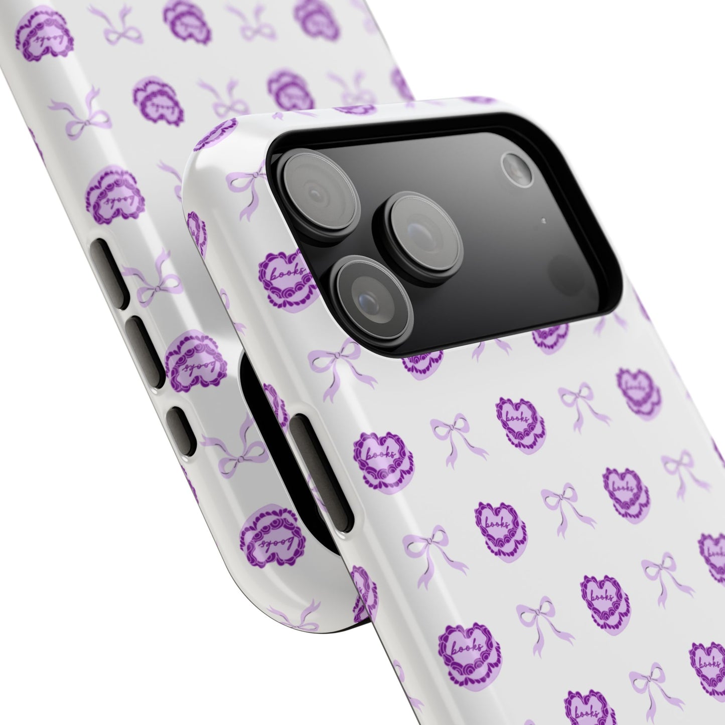 Coquette Book Heart Cake Phone Case - Bookish Gift for Avid Readers