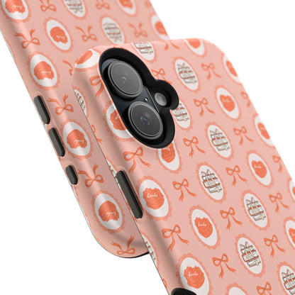 Coquette Book Heart Cake Phone Case - Bookish Gift for Avid Readers