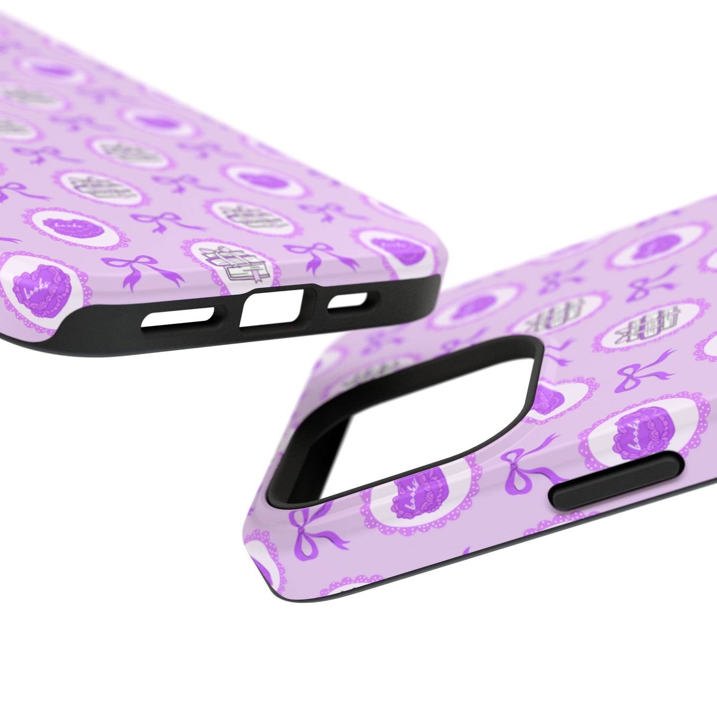 Coquette Book Heart Cake Phone Case - Bookish Gift for Avid Readers