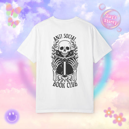 Skeleton Anti Social Comfort Colors T-Shirt