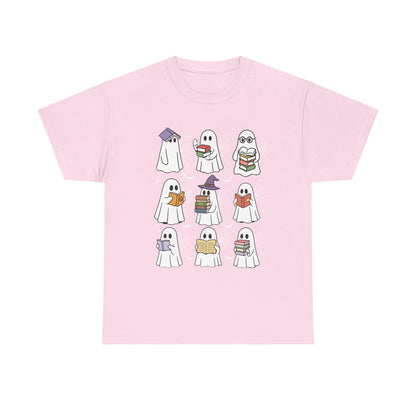 Bookish Ghosts Tee - Halloween Gift