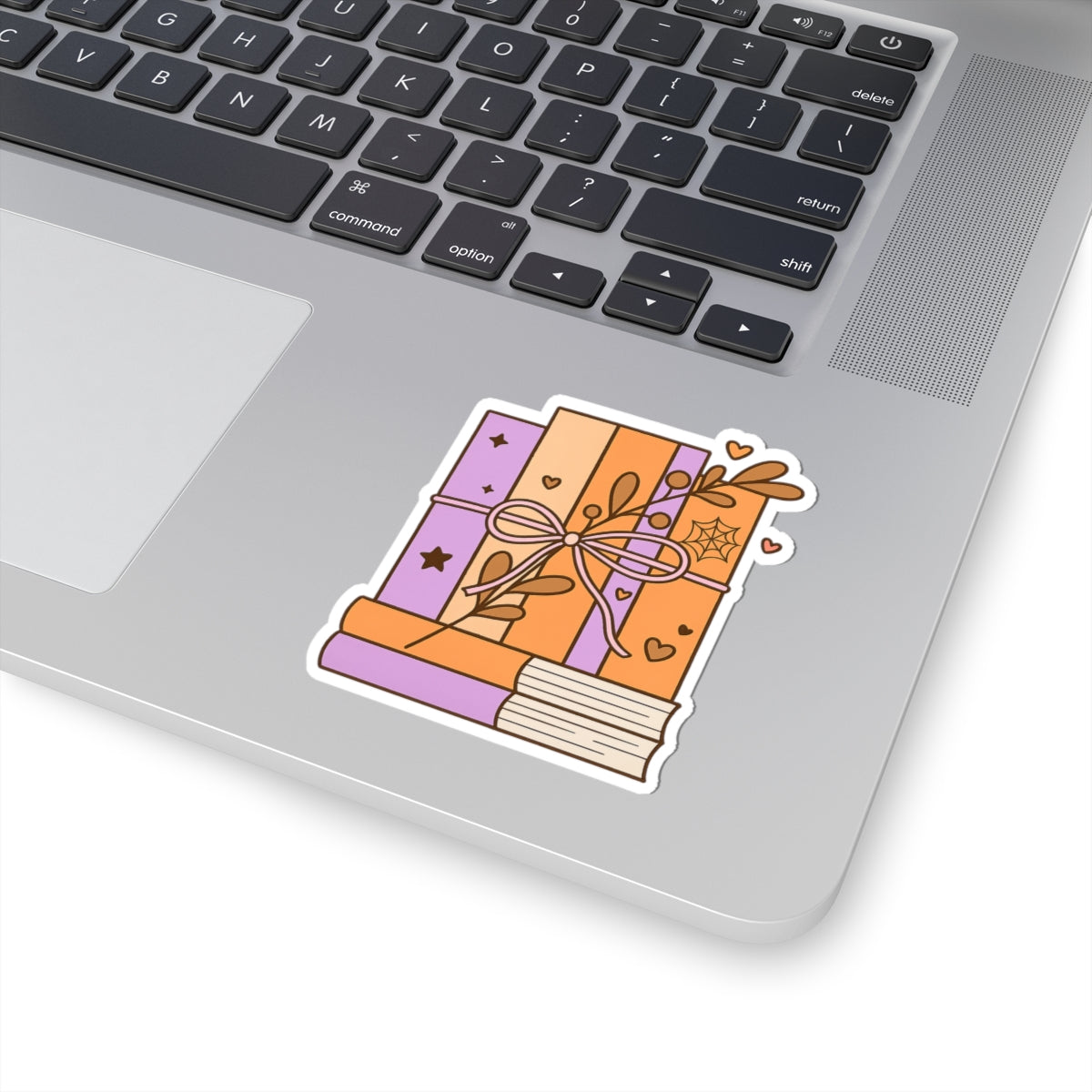 Halloween Book Stack Kiss-Cut Sticker, Book Lover Sticker, Cute Sticker Set, Spooky Decals, Halloween Stickers, Vinyl Kindle Stickers