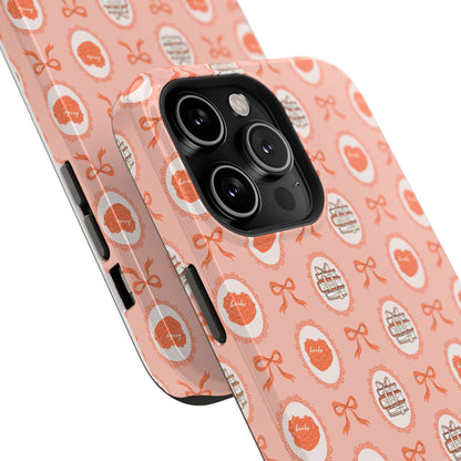 Coquette Book Heart Cake Phone Case - Bookish Gift for Avid Readers