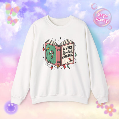 Very Bookish Christmas Sweatshirt
