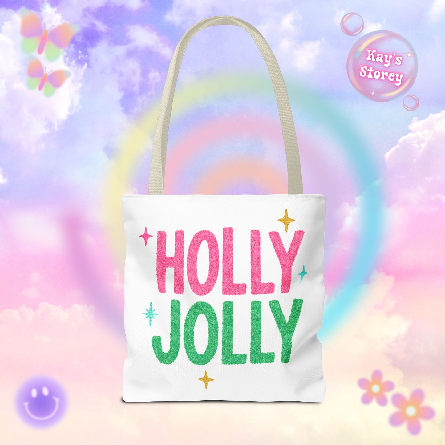 Holly Jolly Tote Bag