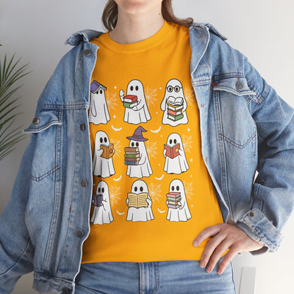 Bookish Ghosts Tee - Halloween Gift
