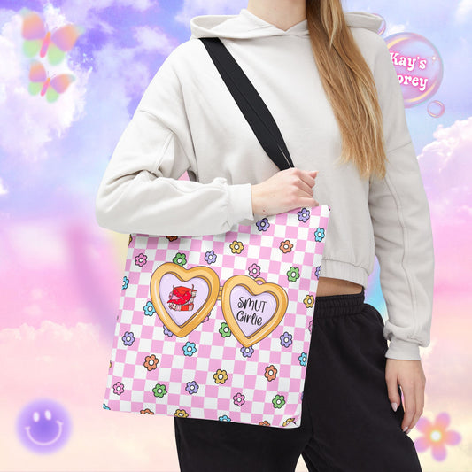 Pink Smut Girlie Tote Bag