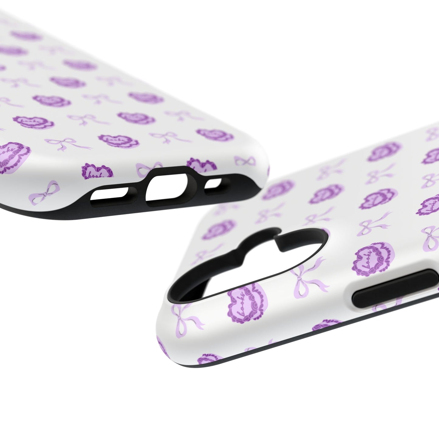 Coquette Book Heart Cake Phone Case - Bookish Gift for Avid Readers