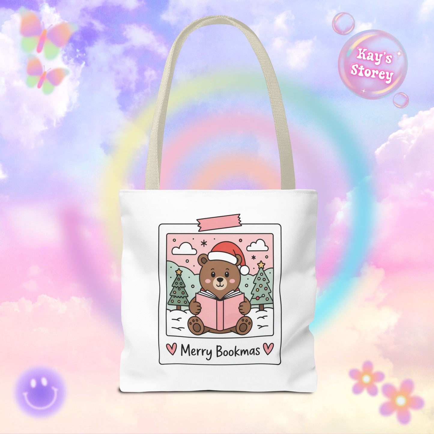 Merry Bookmas Tote Bag