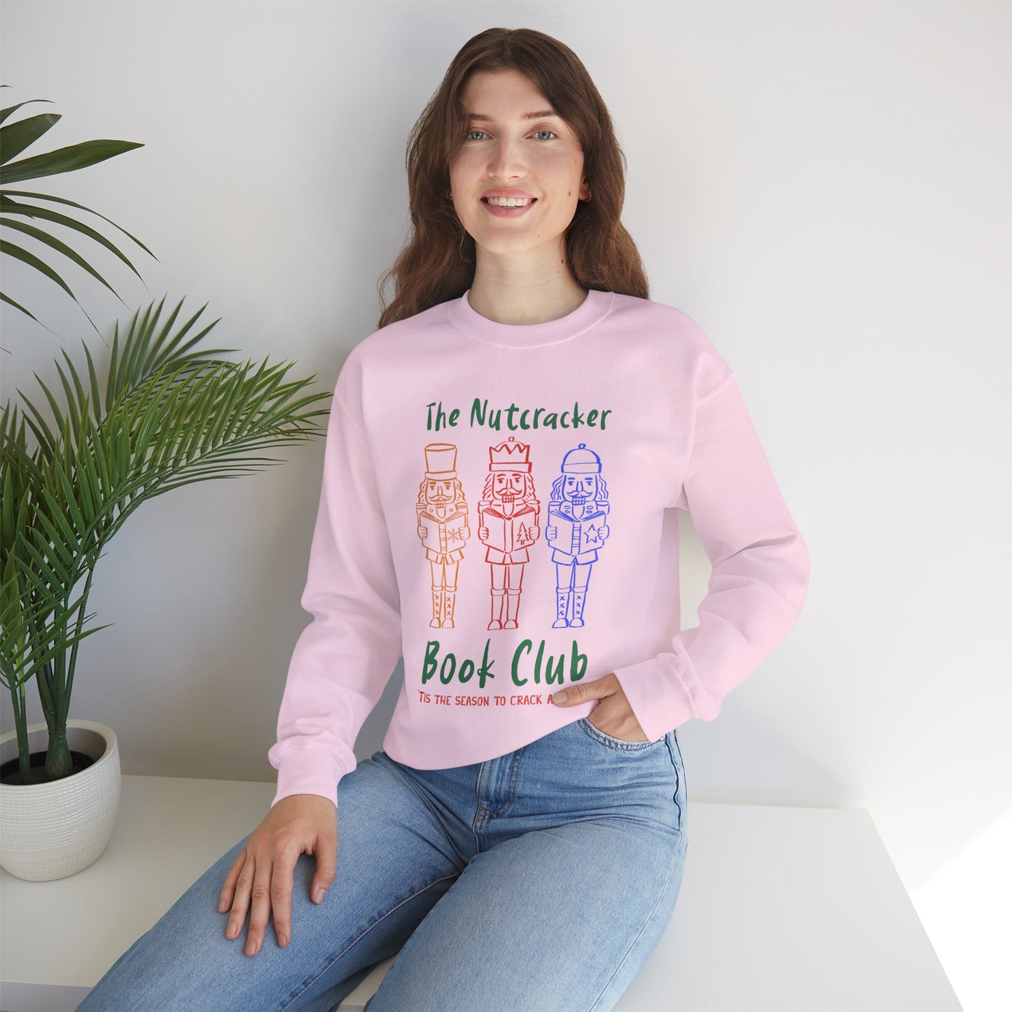 'Tis the Season to Crack a Book Sweatshirt