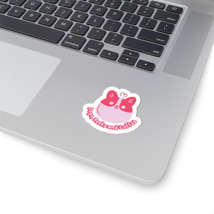 Dogs, Books & Coffee Sticker