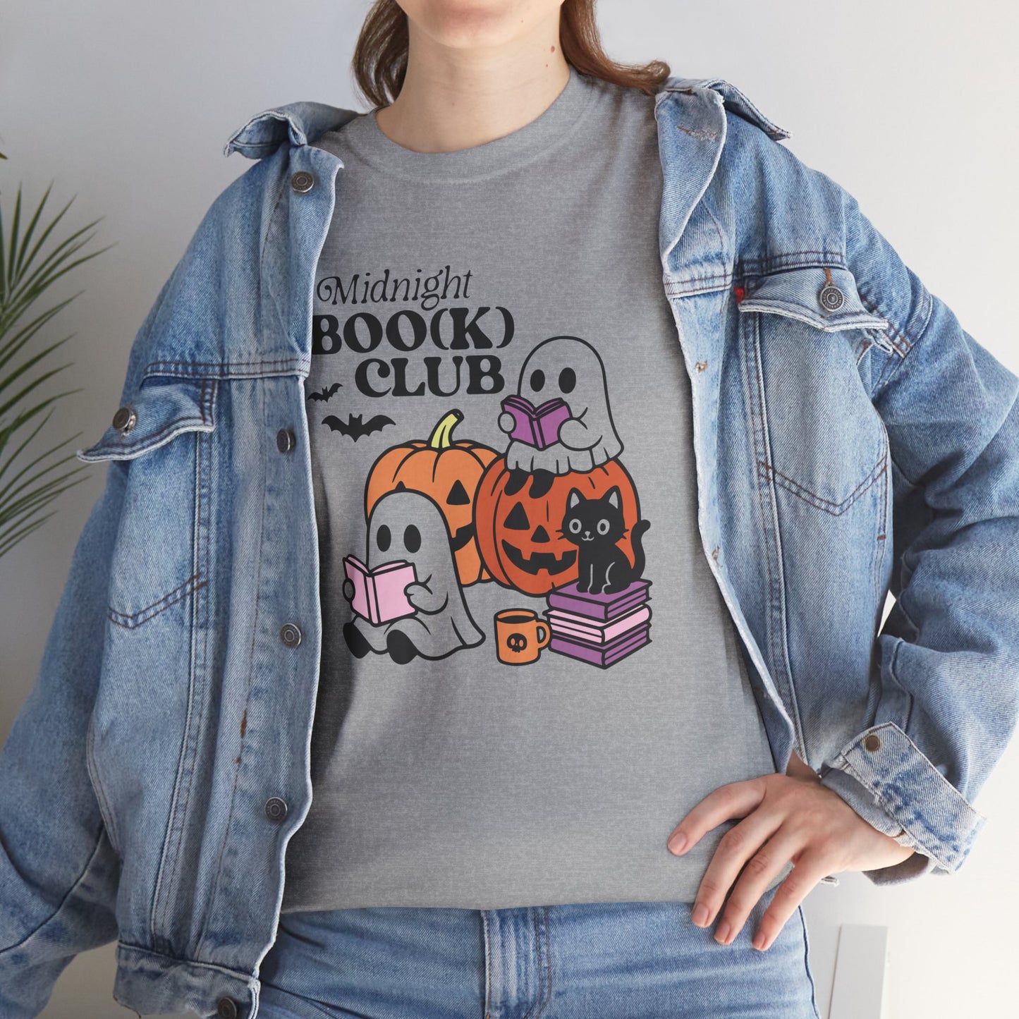 Halloween Midnight Boo(k) Club Tee - Bookish Gift