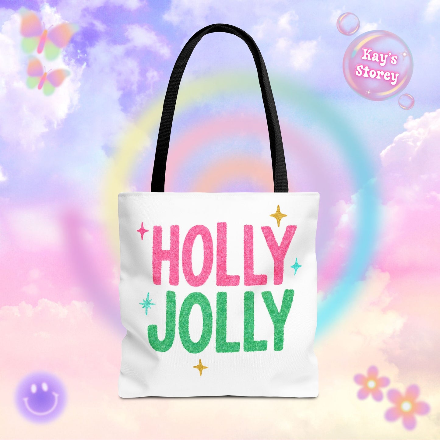 Holly Jolly Tote Bag