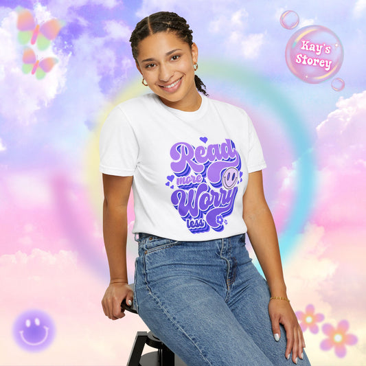 Read More, Worry Less Comfort Colors T-Shirt